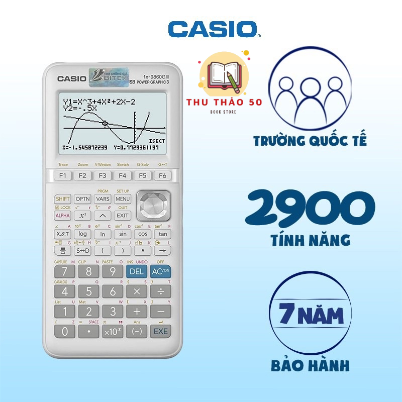 เครื่องคิดเลขวิทยาศาสตร์ Casio FX-9860GIII วาดกราฟิก เครื่องคิดเลขกราฟ (นักเรียนระดับนานาชาติ การเรี