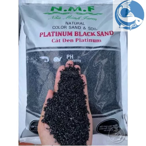 Platinum Black Sand (My House Farm) พื้นตู้ปลา - ทรายตั้งพื้นสวยมาก