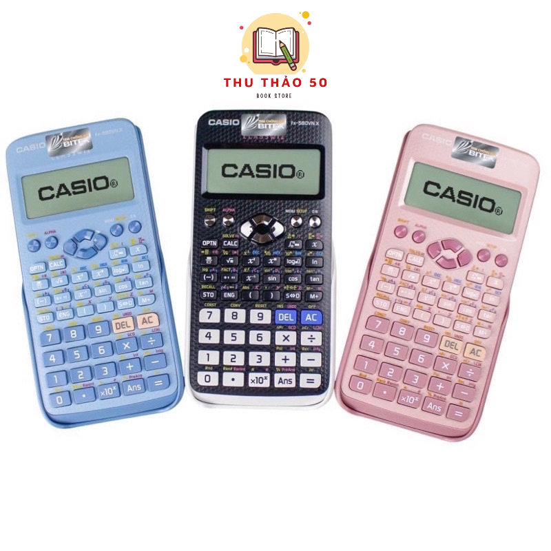 [ FREE LEATHER CASE ] เครื่องคิดเลขวิทยาศาสตร์ Casio FX-580VN X, FX 580 VN X, FX -880BTG นํามาเข้าไป