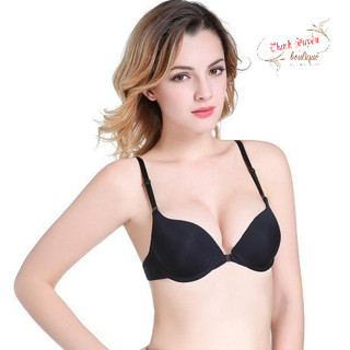 Áo Lót Nữ Trơn Có Gọng, Áo Ngực Cài Trước Có Đệm Nâng Ngực Tạo Khe Quả Tròn Gợi Cảm, Thanhhuyen01 - AL 1501