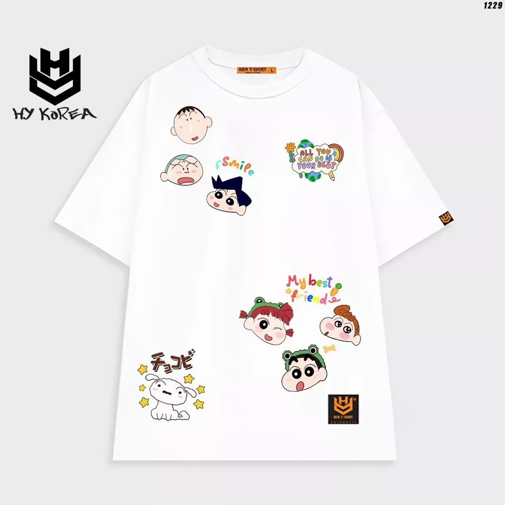 Hy KOREA Best friends shin 1229 cotton Wide form T-Shirt 75