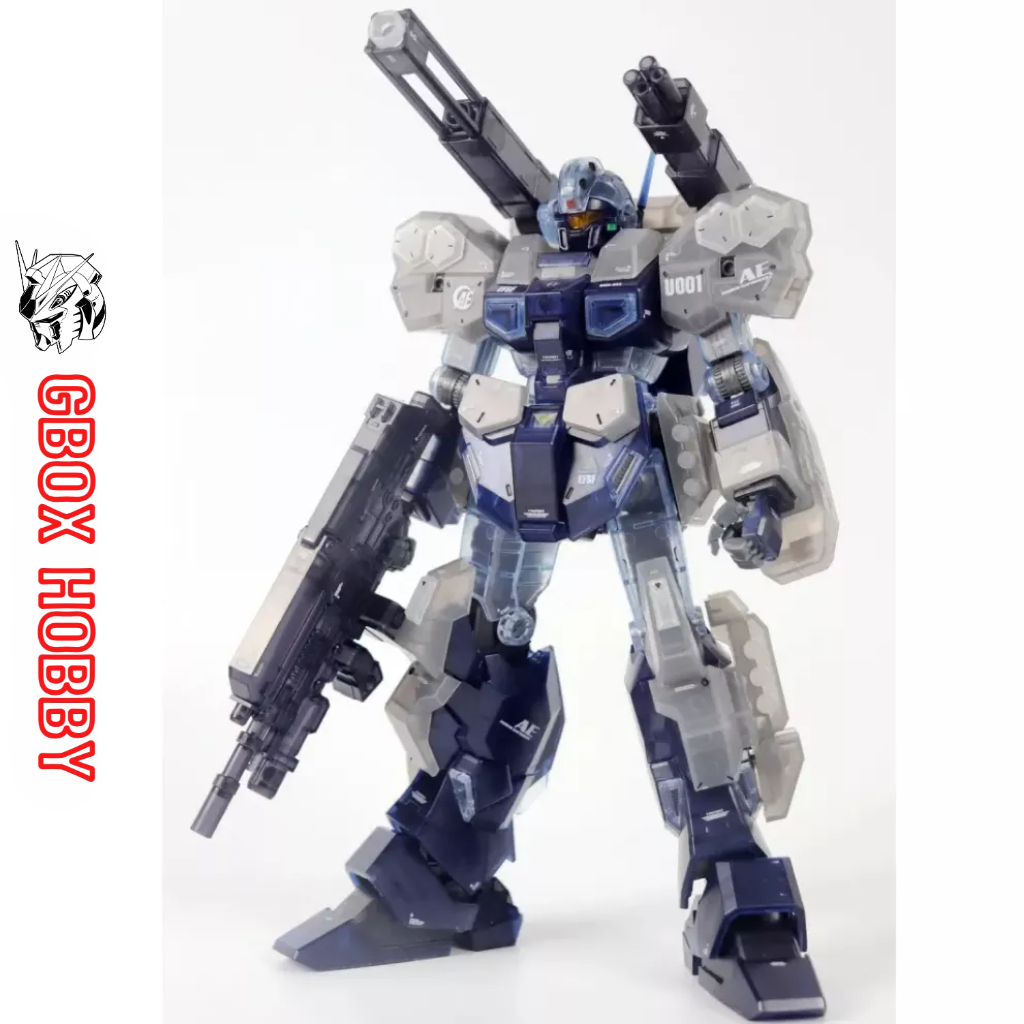 กันดั้ม MG 6641A Jesta Cannon Clear 6641 พร้อมโมเดลของเล่นประกอบ LED 1/100