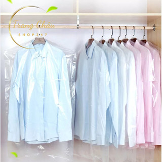 COMBO 20 Túi nilong bọc quần áo chống bụi bẩn, chống nước có miệng treo móc tiện lợi