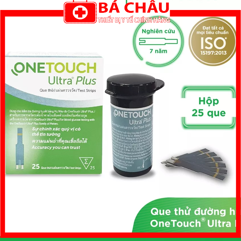 [ ของแท ้ ] Onetouch Ultra Plus Blood Glucose Test Strip สําหรับเครื ่ องทดสอบโรคเบาหวาน One Touch Ultra Plus Flex