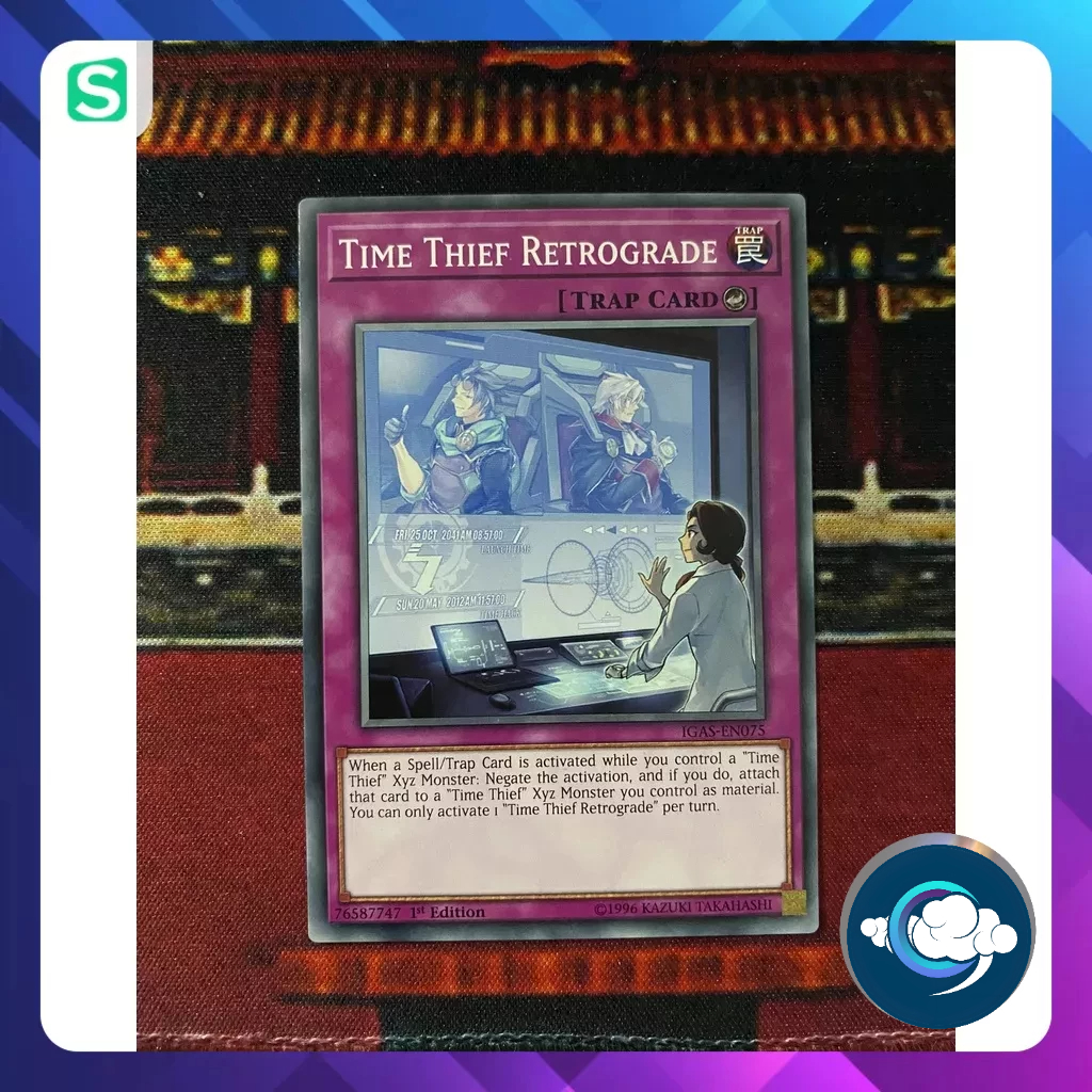 การ์ด Yugioh (UK) - IGAS-EN075; Time Thief Retrograde; C