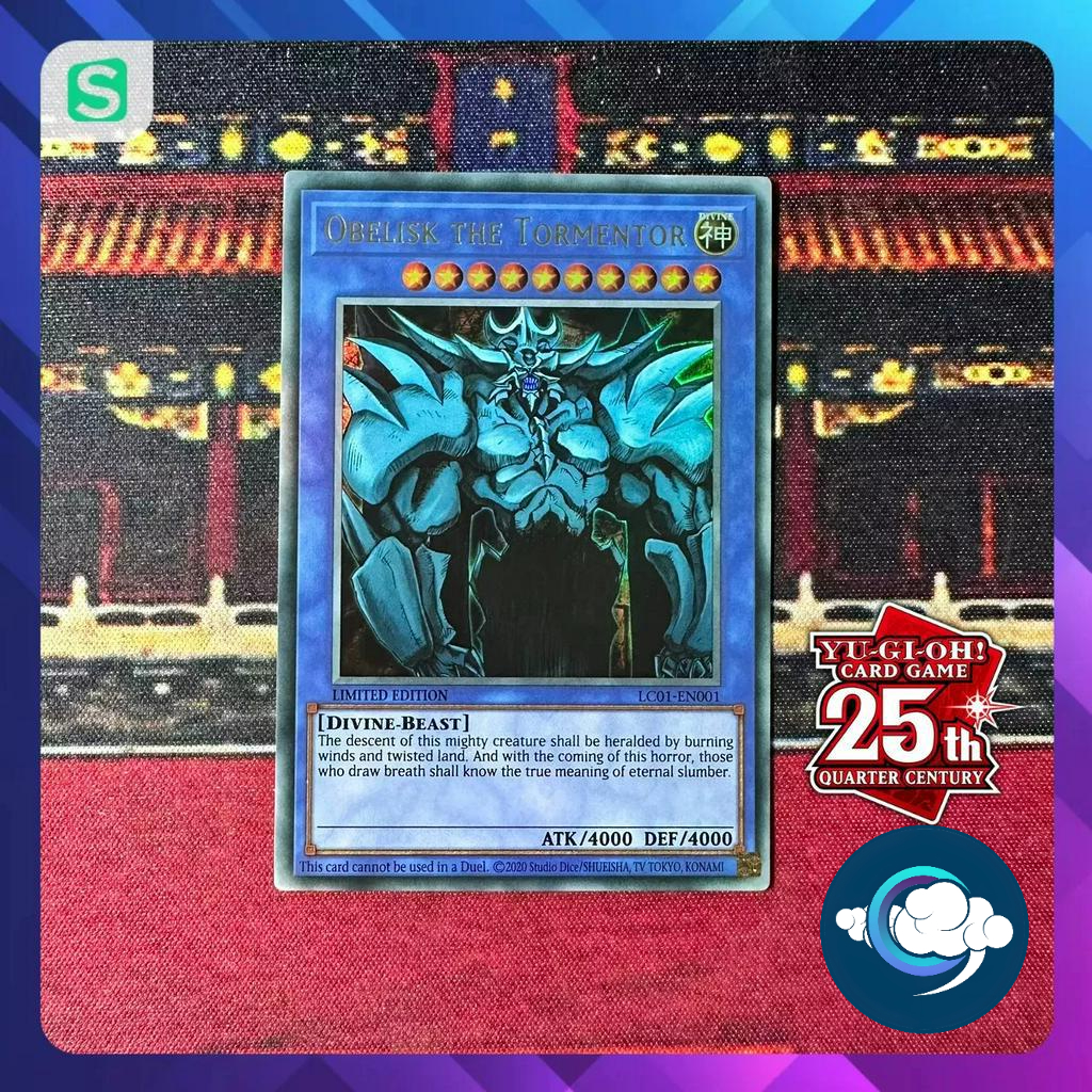 การ์ด Yugioh! (UK) - Lc01-en001: OBELISK THE TORMENTOR - Ultra Rare 25th
