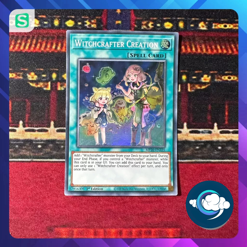 การ์ด YugiOh! (UK) MP20-EN225; การสร้างเวทมนตร์; หายากมาก