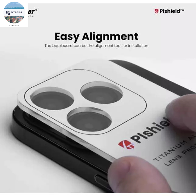 ZEELOT PIshield Titanium Lens Camera Tempered Glass - iPhone 15 Pro / 15 Pro Max - สินค้าของแท้