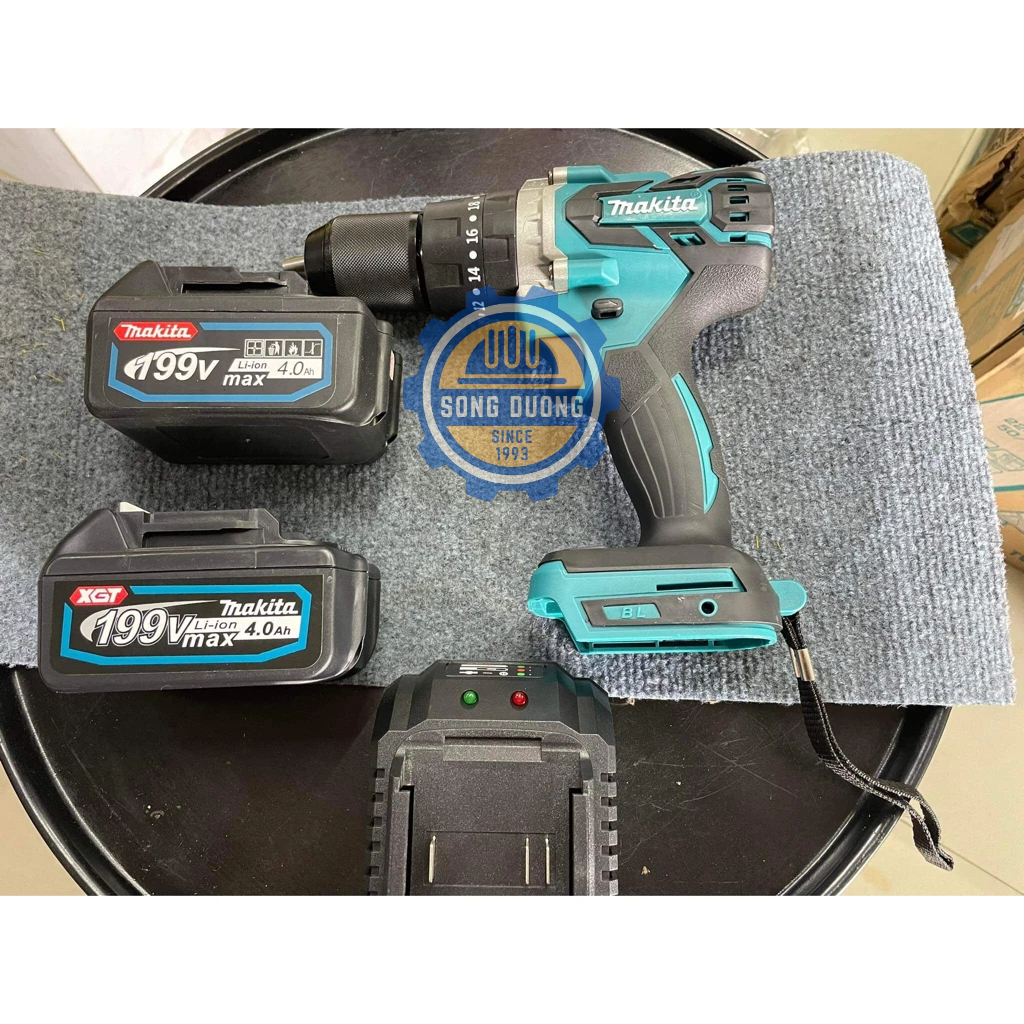 สว่านไร้สาย Makita 13 มม. Chuck - มอเตอร์ไร้แปรงถ่าน 3 ฟังก์ชั่น - สว่านไร้สายสากล Makita
