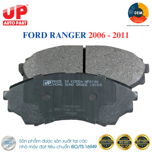 เบรค Pads, Front Disc เบรคพ ่ อสําหรับ FORD RANGER รถ 2006-2011 UP Part OEM