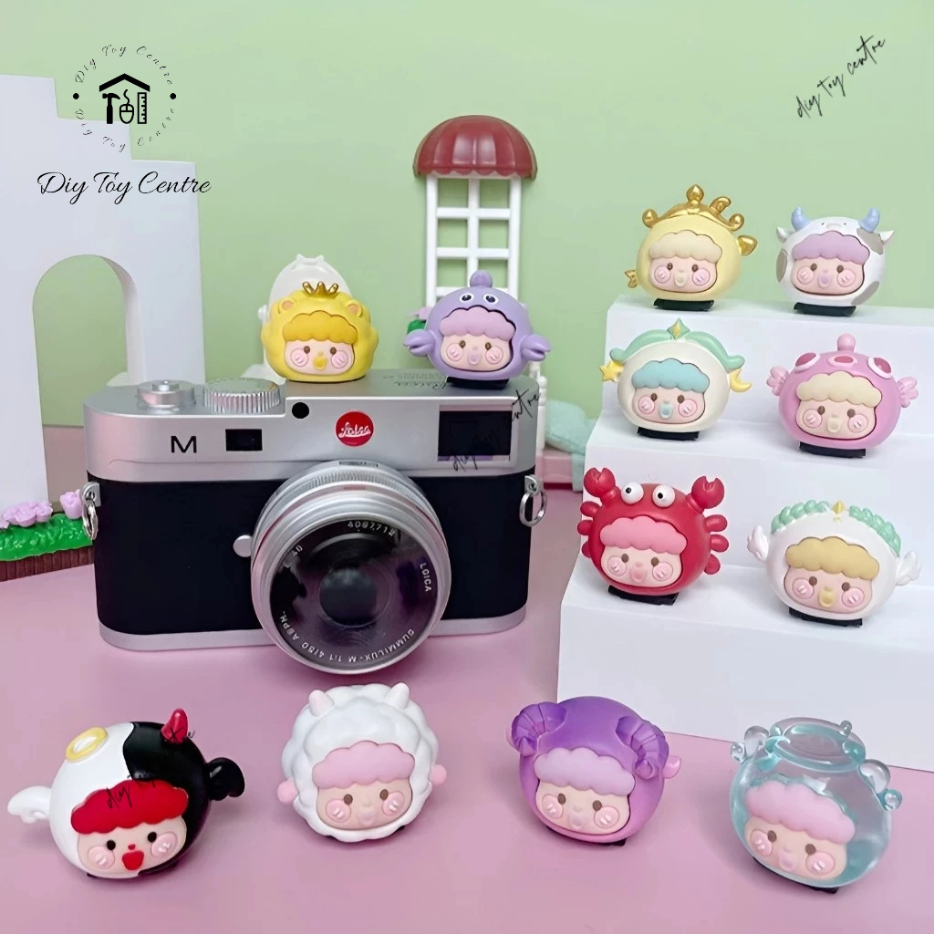 BLIND BOX charm BLIND กระเป๋าความบันเทิงของเล่นรุ่น 12 ราศีมินิน่ารัก LITTLE FRIENDS ZODIAC