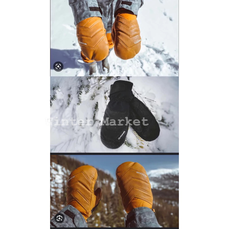 ถุงมือสกี Dakine ระดับความสูงสูง (-30•C) ถุงมือกันน้ําและกันหิมะ ขนาด 35-50kg Dakine Galaxy GORE-TEX