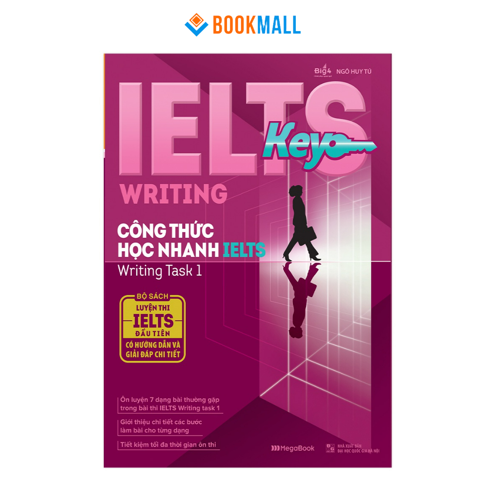 หนังสือ - สูตร IELTS KEY WRITING เรียนรู้อย่างรวดเร็ว IELTS Writing Task 1 MEGAENG9258 [bookmall-161