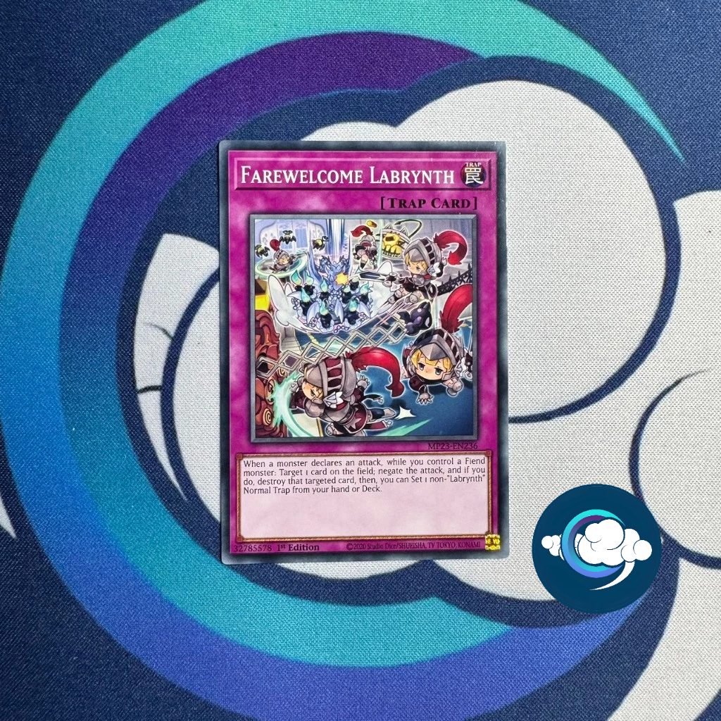 การ์ด Yugioh MP23-EN236; Farewell Labrynth; ทั่วไป (UK)