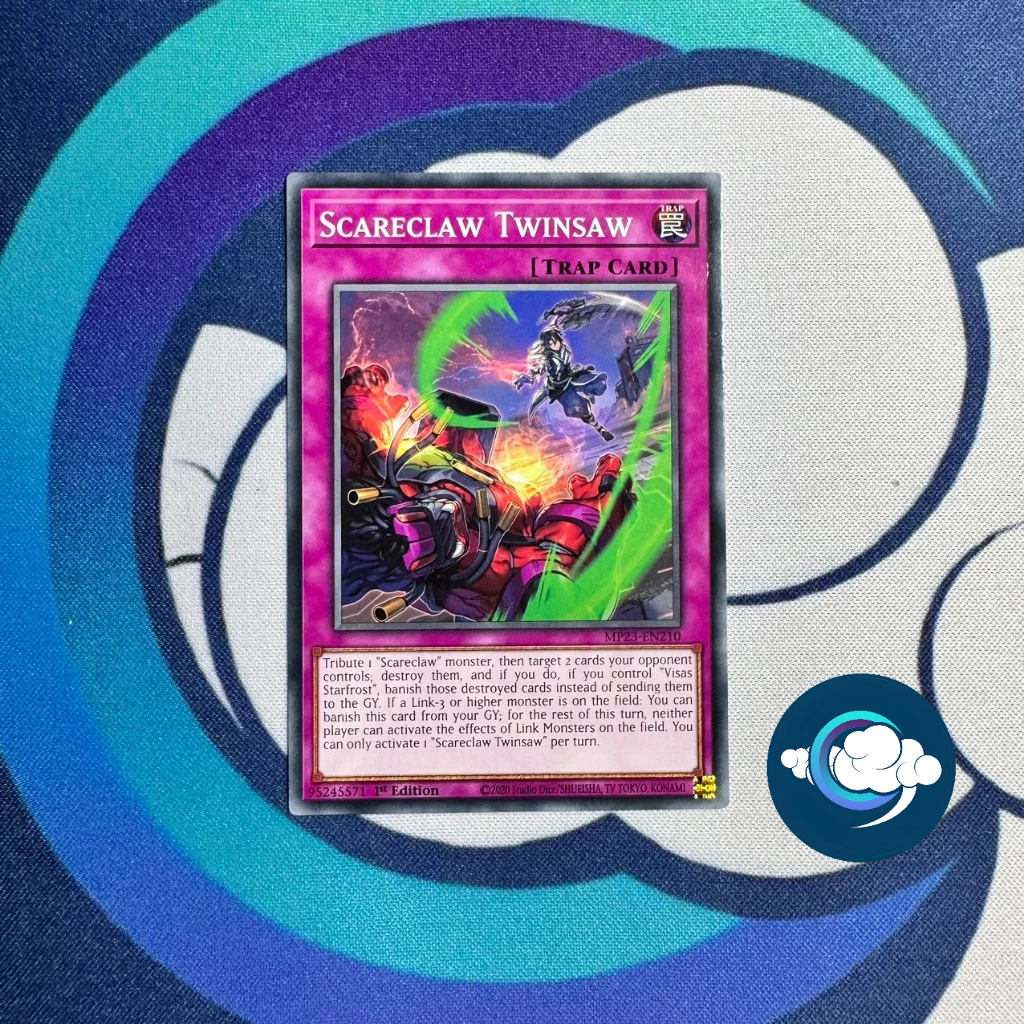 การ์ด Yugioh MP23-EN210; Scareclaw Twinsaw; ทั่วไป (UK)
