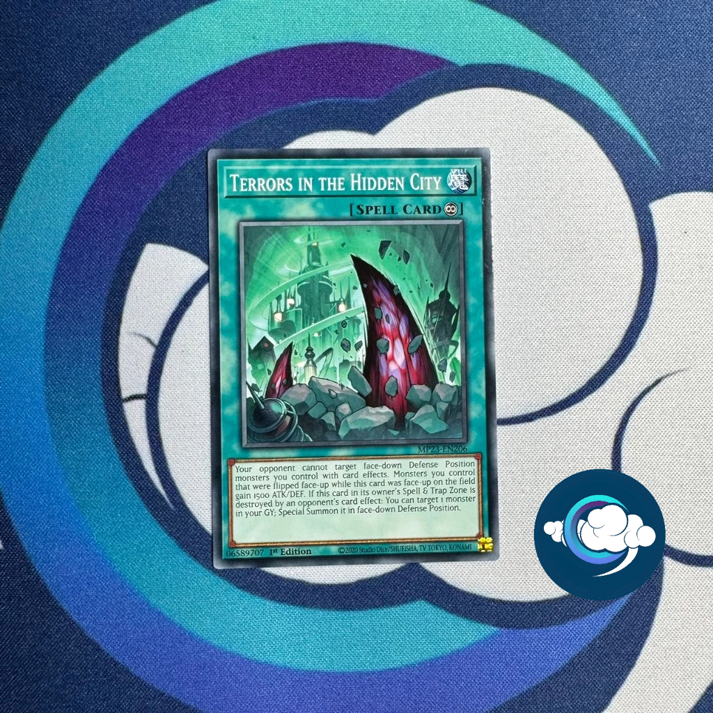 การ์ด Yugioh MP23-EN206; ความหวาดกลัวในเมืองที่ซ่อนอยู่; ทั่วไป (UK)
