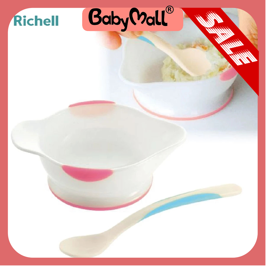Richell RC21061 ชุดชามและช้อนเด็ก