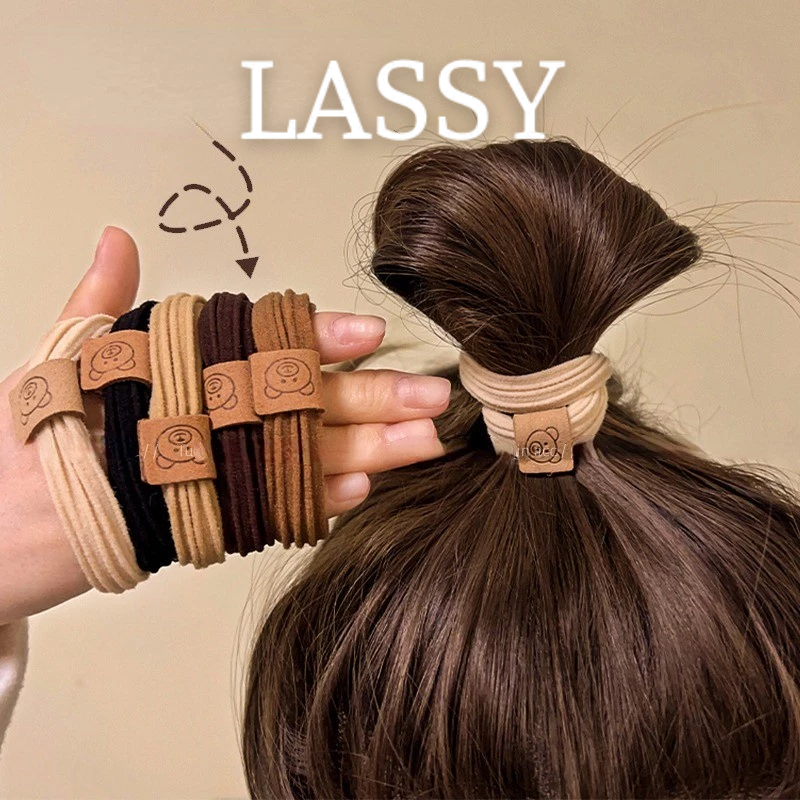 ชุดยางมัดผม BEAR 10 ชิ้นใน 4 COLORS ชุดยางมัดผมกาแฟสุดน่ารัก 10 ชิ้น [CODE G402] [T1- KHO1]