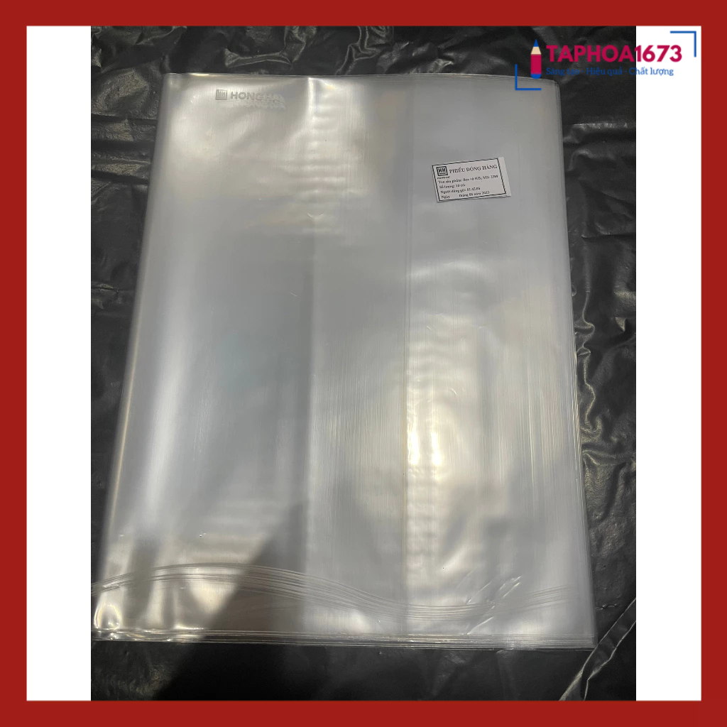 ปกหนังสือ A4 ขนาด 210X297mm Ms: 3389 (ถุง 10 แผ่น)