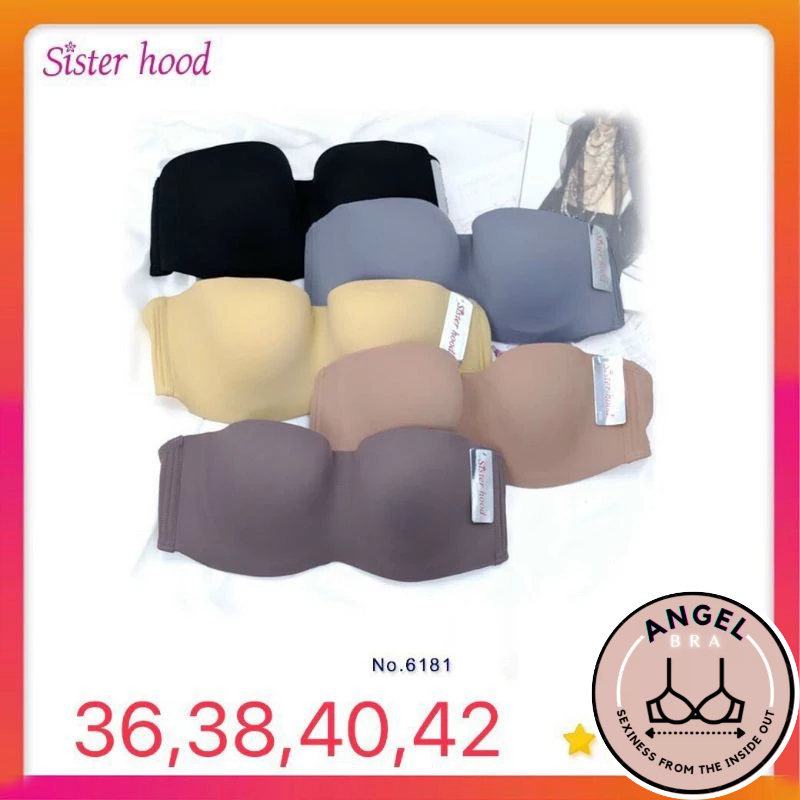 Bigsize Anti-Drop BRA, bigsize Thai Breast Lift Sister Hood 6181 - ANGEL BRA