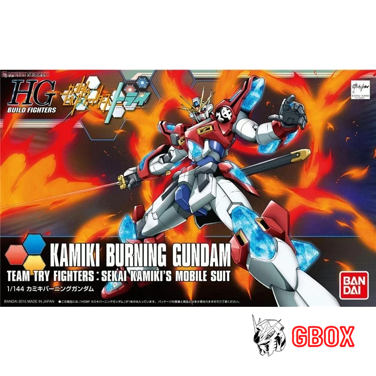 กันดั ้ ม HG Kamiki Burning Gundam HGBF Bandai 043 1 /144 ประกอบโมเดลพลาสติก