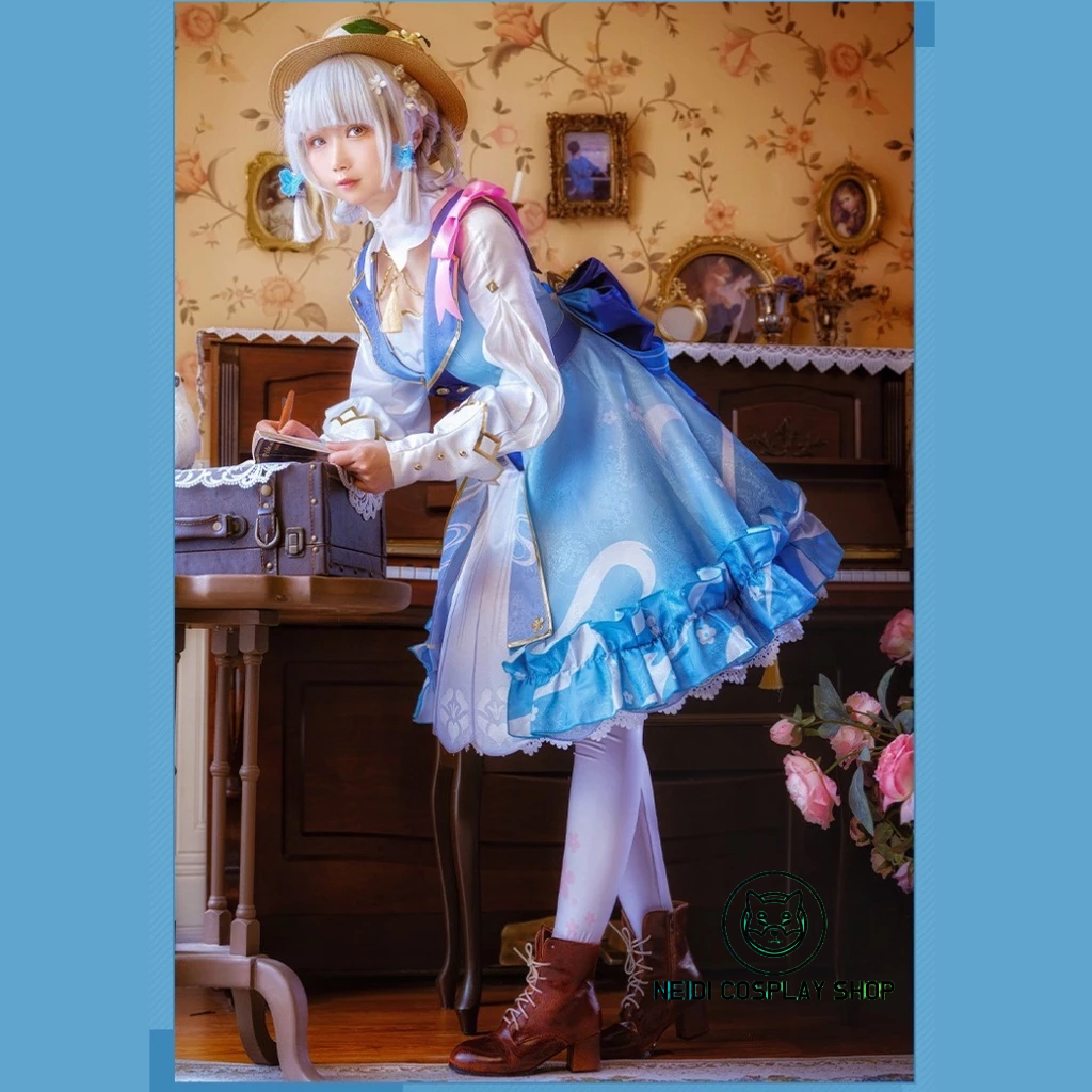 [Order 7-10 Ngày] Trang Phục Hoá Trang Cosplay Kamisato Ayaka "Thư Từ Hoa Xuân" (Genshin Impact)(Cos