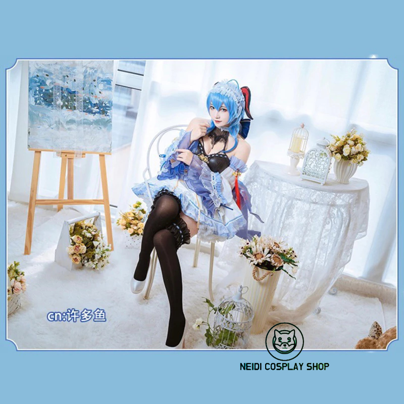 [Order 7-10 Ngày] Trang Phục Hoá Trang Cosplay Ganyu “Người Hầu” (Genshin Impact)(Cosplay)(Uwowo)