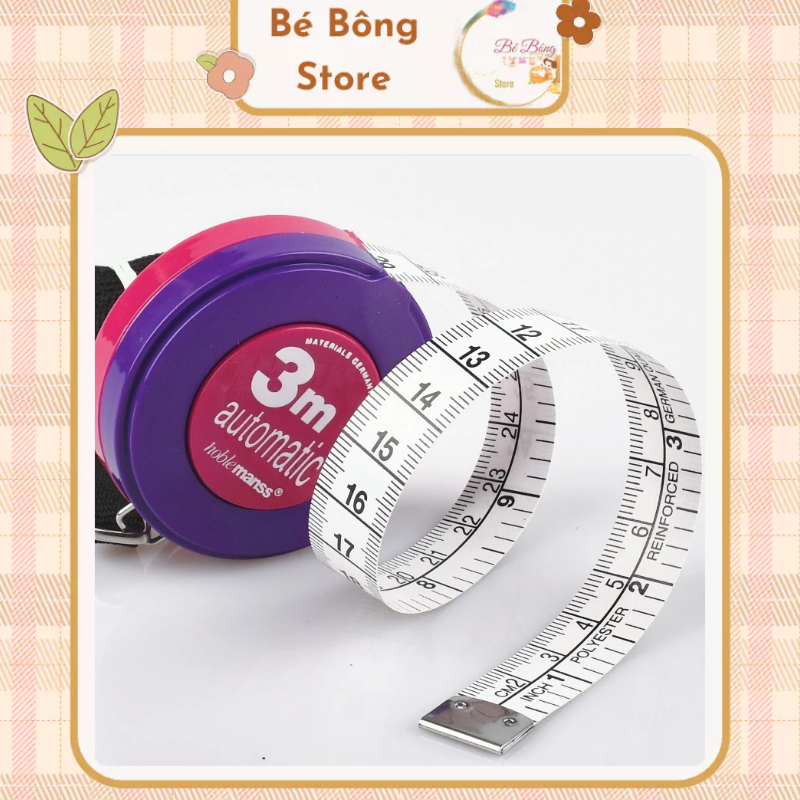 ไม้บรรทัดคุณภาพเยอรมัน 1ม5 - 3ม มินิหดพร้อมพวงกุญแจ