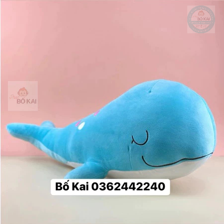 MINISO [Quick Express] หมอนปลาวาฬ ตุ๊กตาหมี (ขนาด 65ซม.) ผ้ามินิโซนุ่มพิเศษ สินค้าคุณภาพสูง