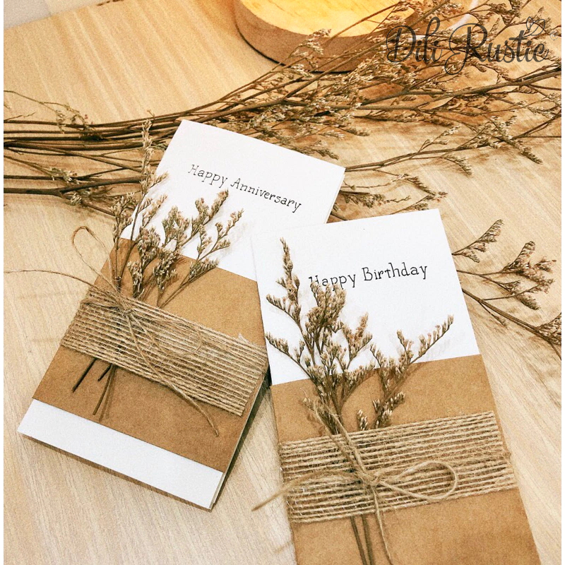 Dii Rustic การ์ดทํามือสไตล์เกาหลีวินเทจหรูหรา