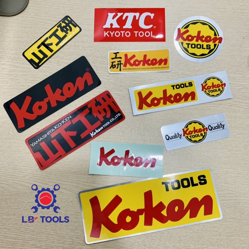 Koken Sticker, Japanese KTC - แบรนด์เครื่องมือญี่ปุ่นชื่อดัง