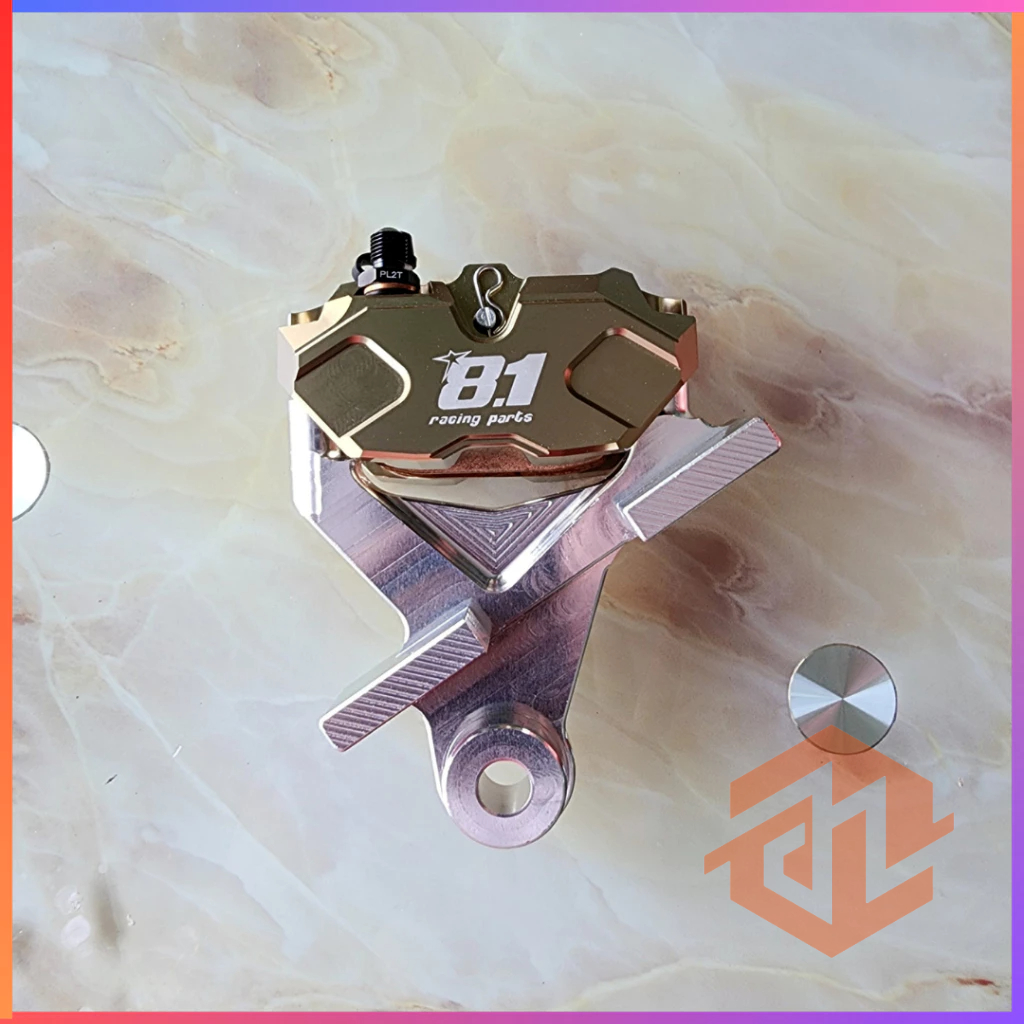 [ Winner Rear Combo ] Pig 81 CNC 4pis Gold พร้อมไม้พายหลัง >> ขนาดแผ่น 220mm