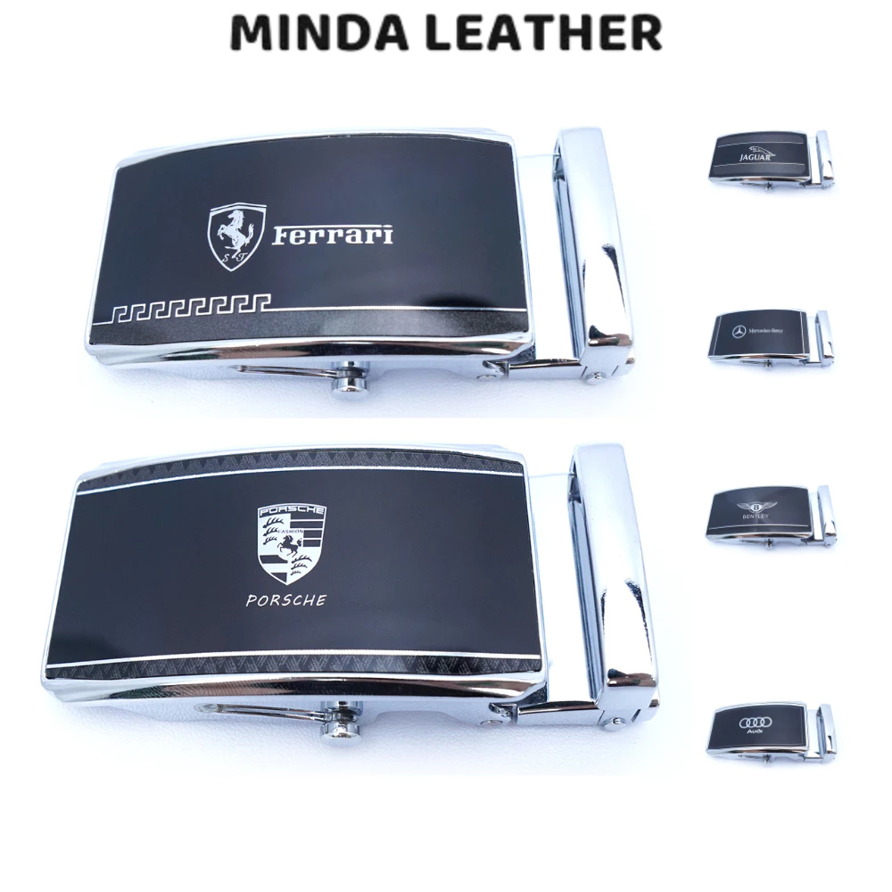 เข็มขัดผู้ชายหัวเข็มขัดม้วนอัตโนมัติสะดวกสําหรับผู้ชาย S1L248T - MINDA LEATHER