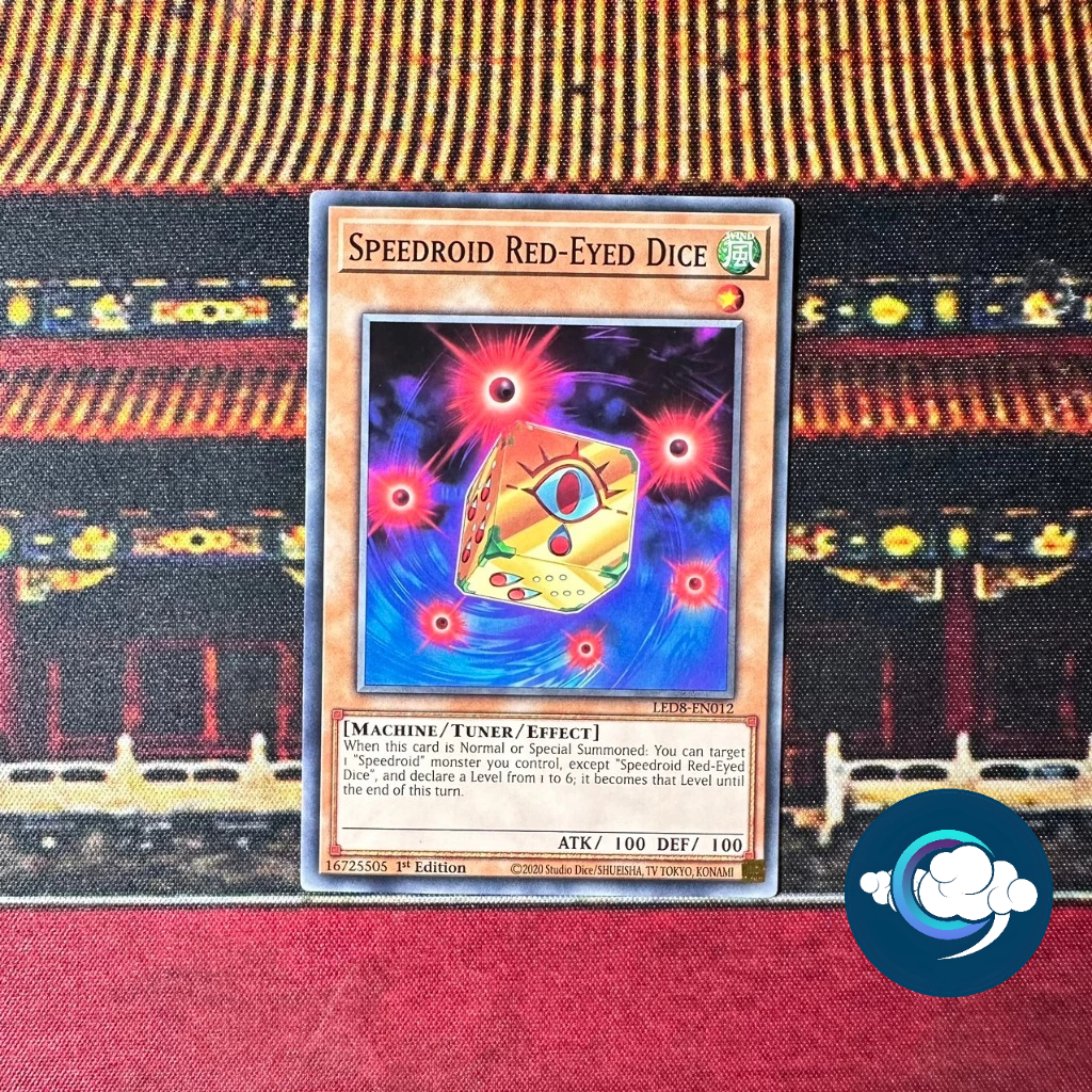 ยูกิโอ! การ์ดเกม (UK) - LED8-EN012; ลูกเต๋าตาแดง Speedroid
