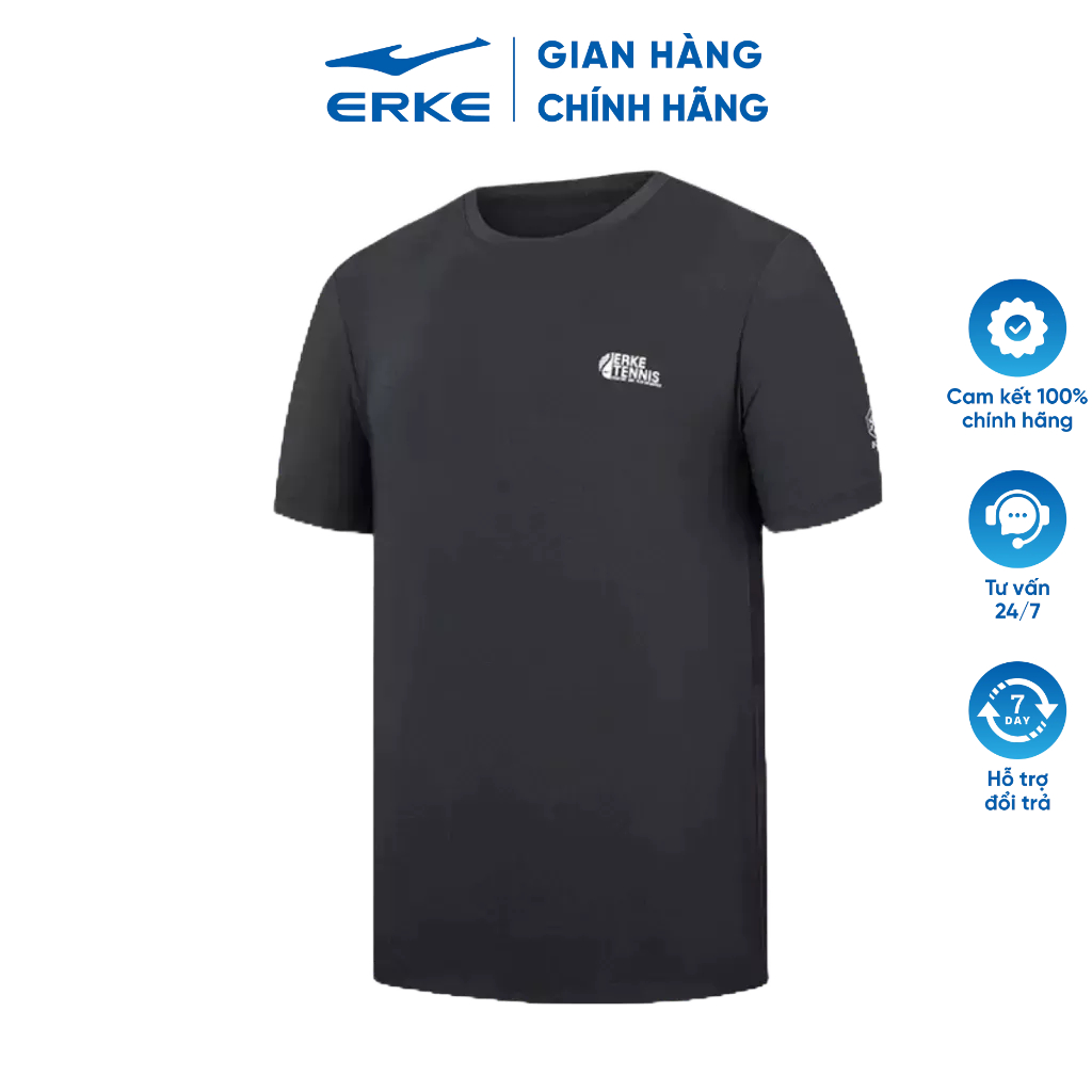 เสื้อยืดกีฬาผู้ชายวิ่ง Erke พร้อมเทคโนโลยี Erke Ice3 สร้างความรู้สึกเย็นสบาย 11223301337