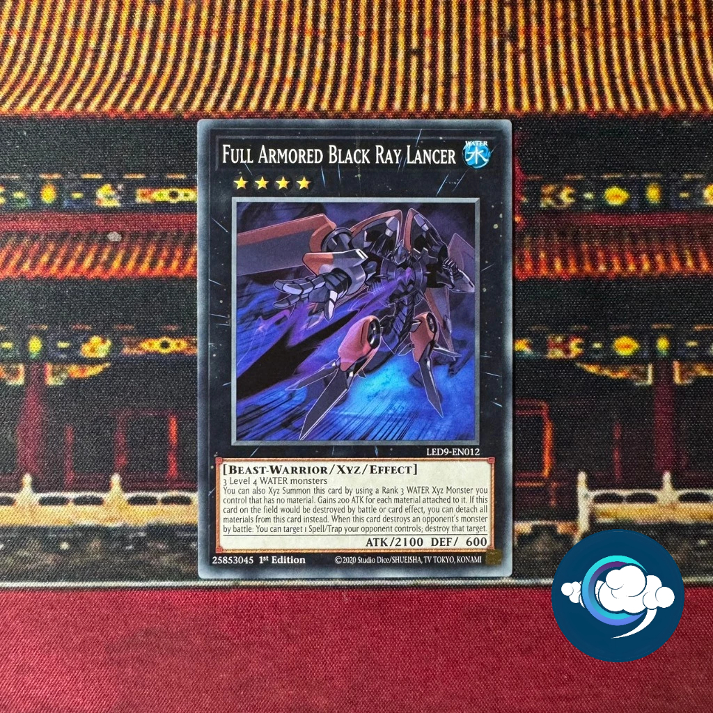 ยูกิโอ! การ์ดเกม (UK) - LED9-EN012; Full Armored Black Ray Lancer