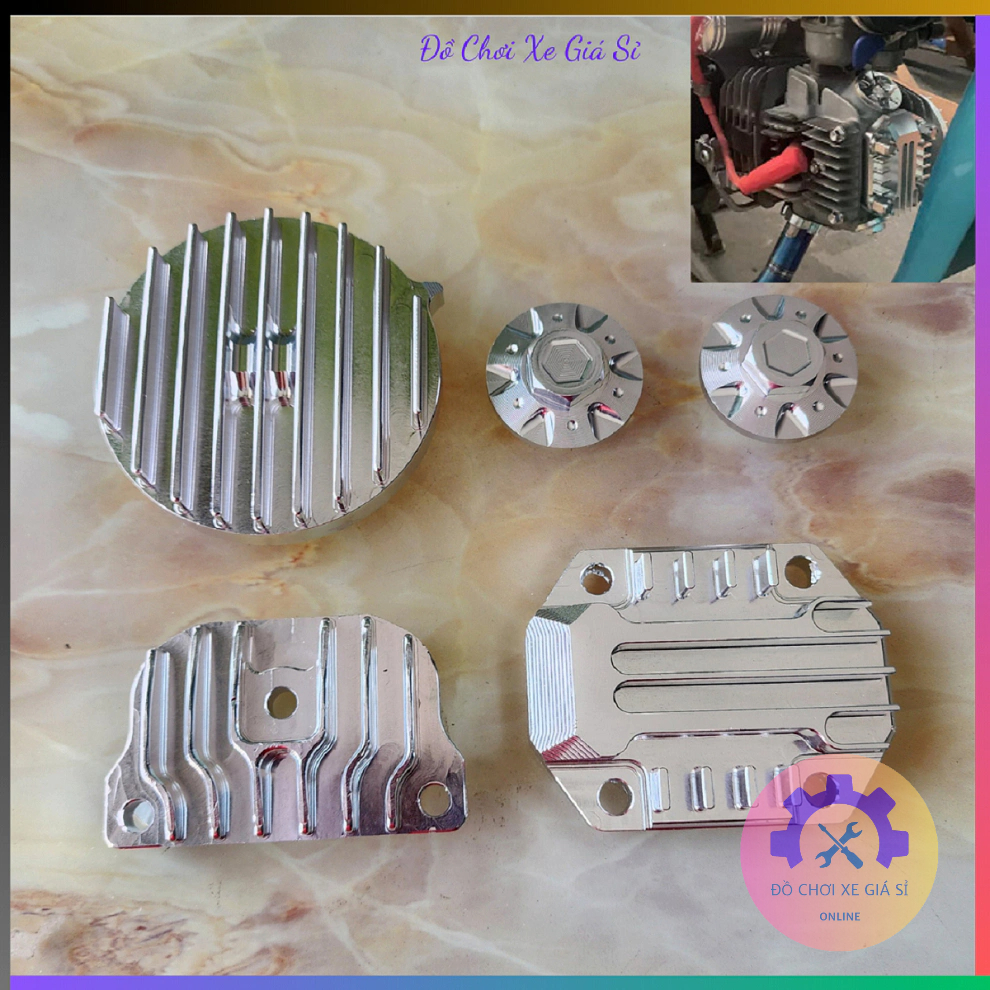 ชุดครอบหัว Wave/Dream Bull - Sharp Solid CNC