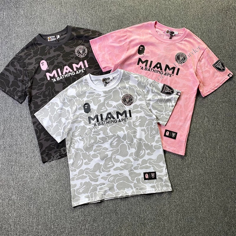 (คุณภาพดีที่สุด) Super Hot Bape x Inter Miami Club Set 2024