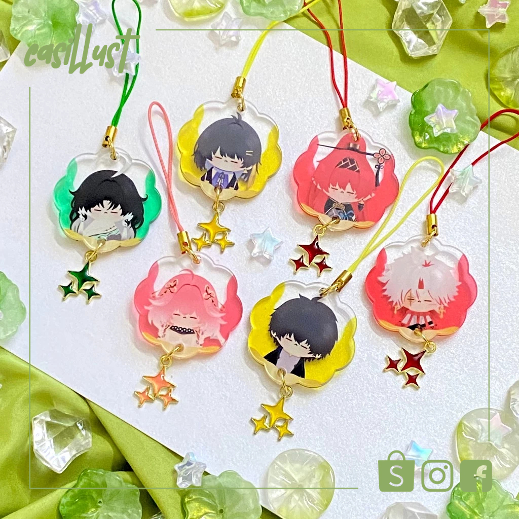 พวงกุญแจ/พวงกุญแจ WuWa Wuthering Waves (14 รุ่น - อัปเดตเพิ่มเติม)