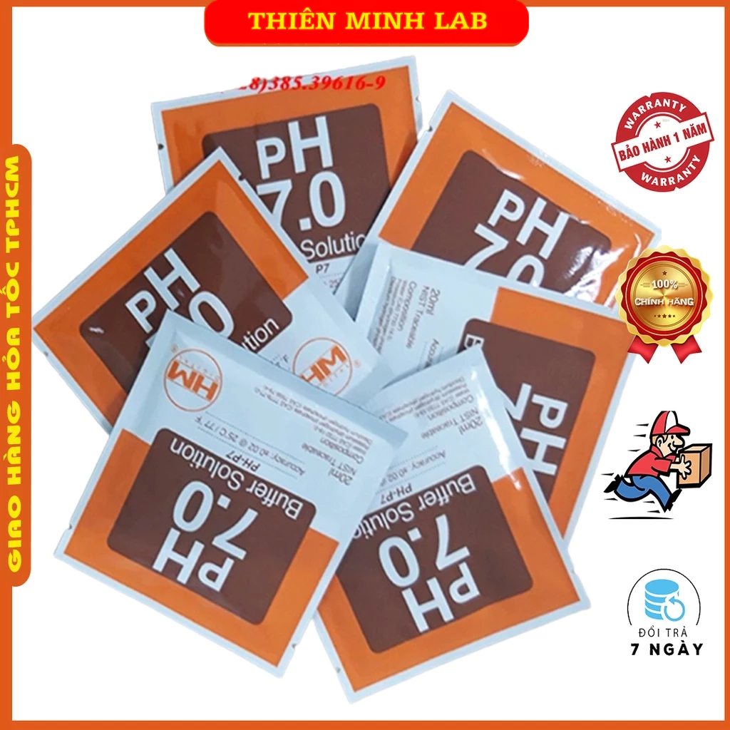 แพ็คเกจ/ขวดของ pH7&PH4 solution Calibration pH Meter Calibration for Water PH Meter AD11, AD12 Hanna