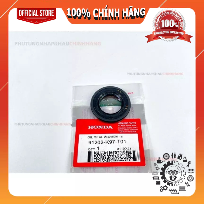 ใบมีดลมแท้ 160, AB 125 4 val, Vario 160, ADV PCX 150/160, Lead 125 4 val core ซีล - 91202K97T01