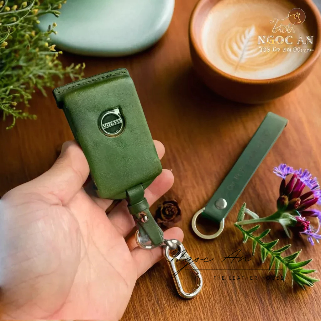 เคสกุญแจหนัง Volvo - Express Your Own Style, เคสกุญแจหนังแฮนด์เมด Volvo, หลากสี