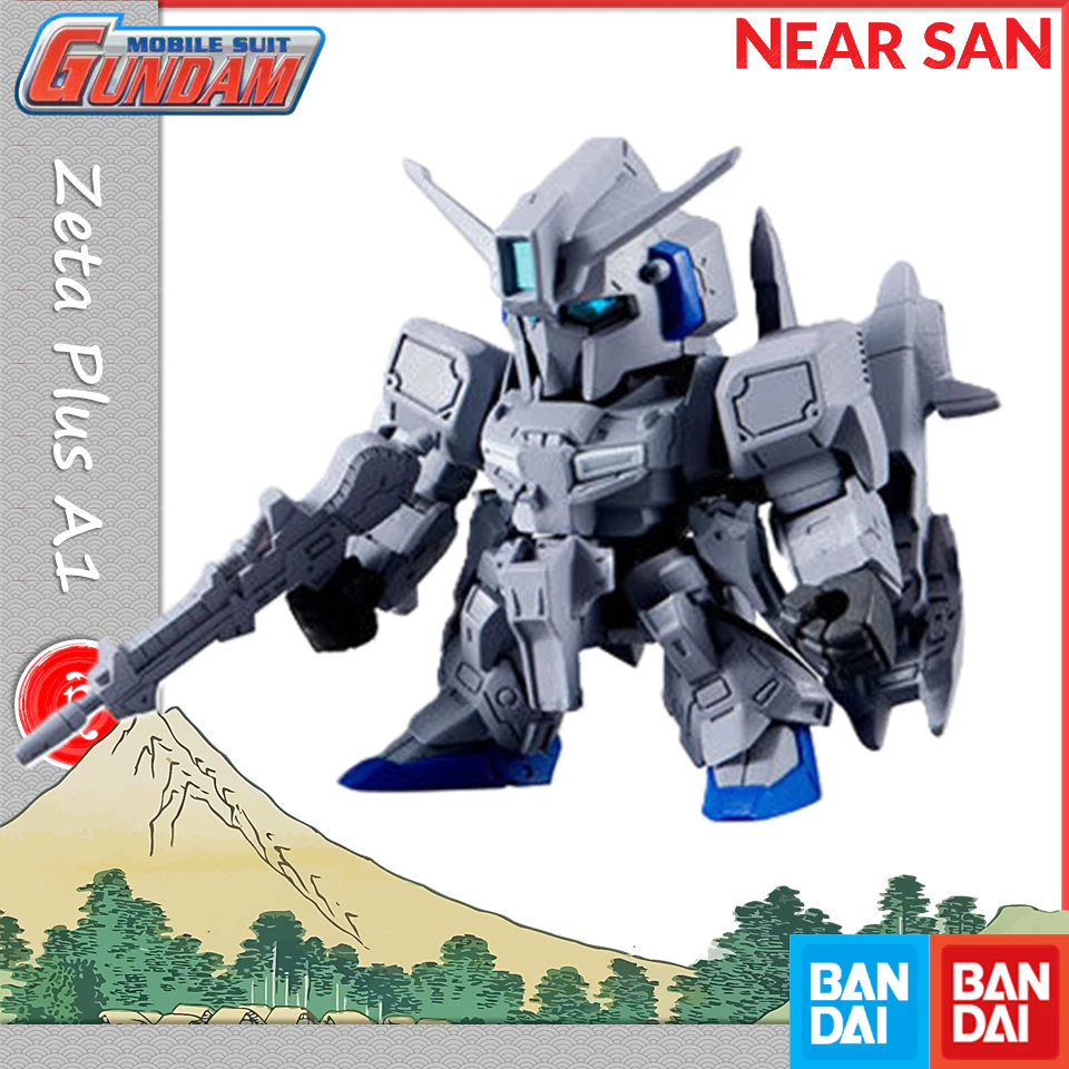 Zeta plus a1 gundam sd model gashapon senshi forte 09 bandai 9