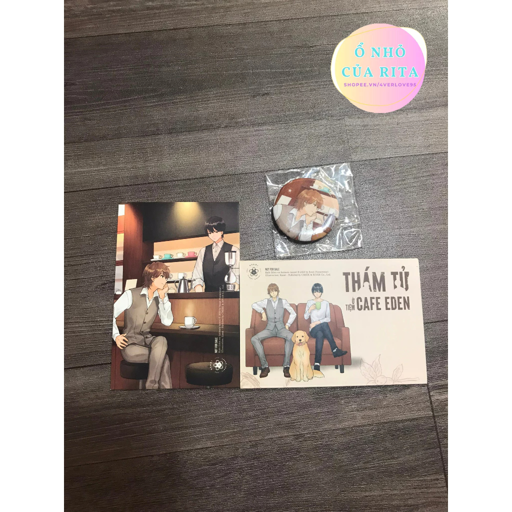 [BL Accessories] Eden Coffee Shop Detective Badge - ไดรฟ์เล็กของ RiTa