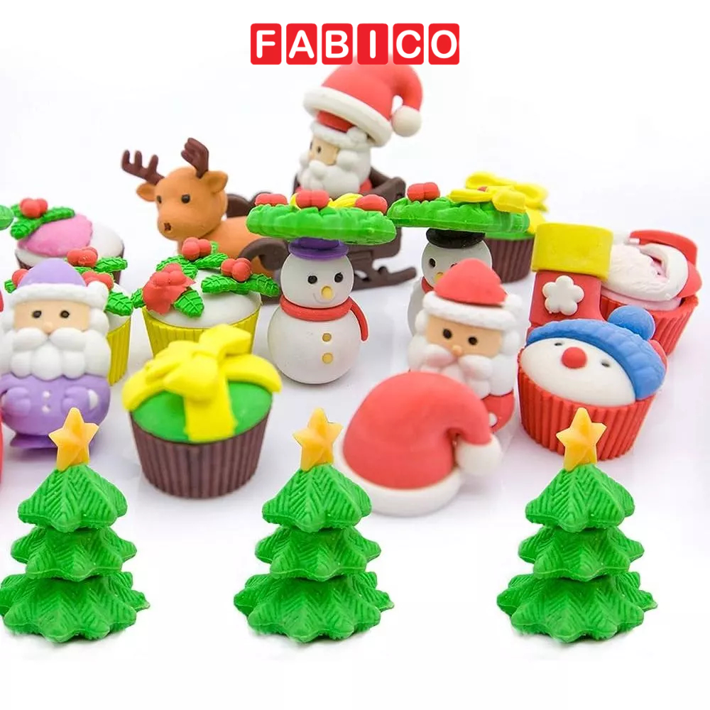 Iwako Christmas Theme Assembled Eraser