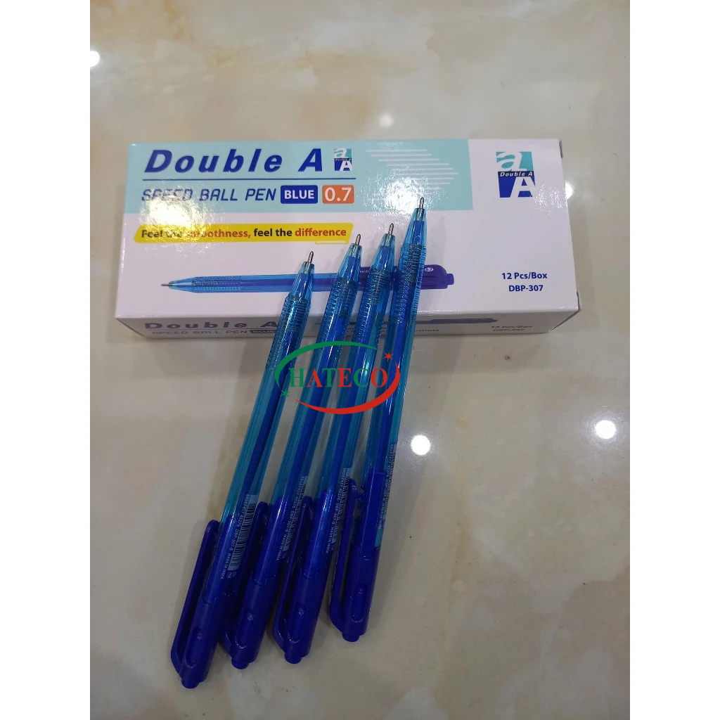 1 ปากกาลูกลื่น Double A SPEED BALL 0.5 มม. SUPER SMOOTH NIB INDIA PEN