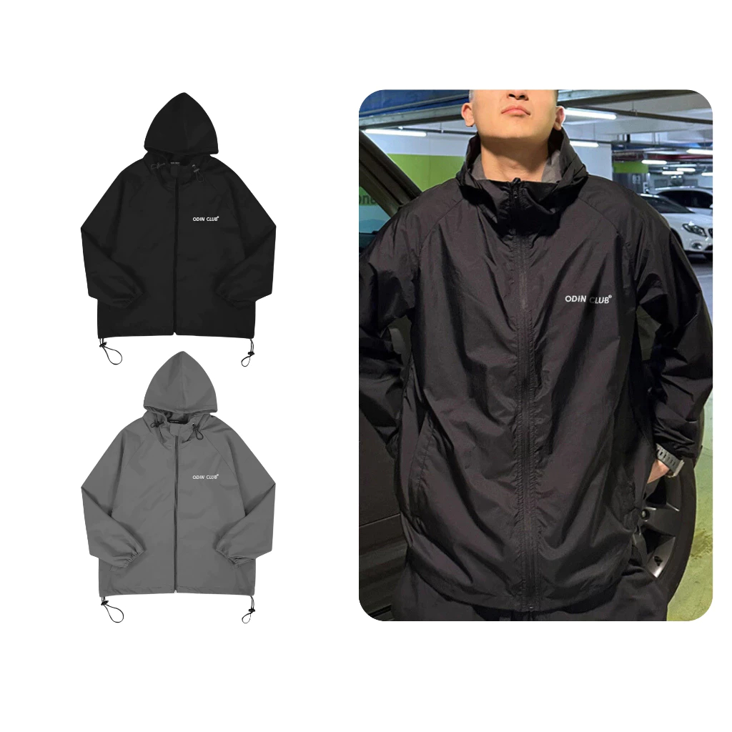 เสื้อกันลม Winx Odin Club เสื้อแจ็คเก็ตผ้าขัดเงา ยี่ห้อ Local ODIN CLUB