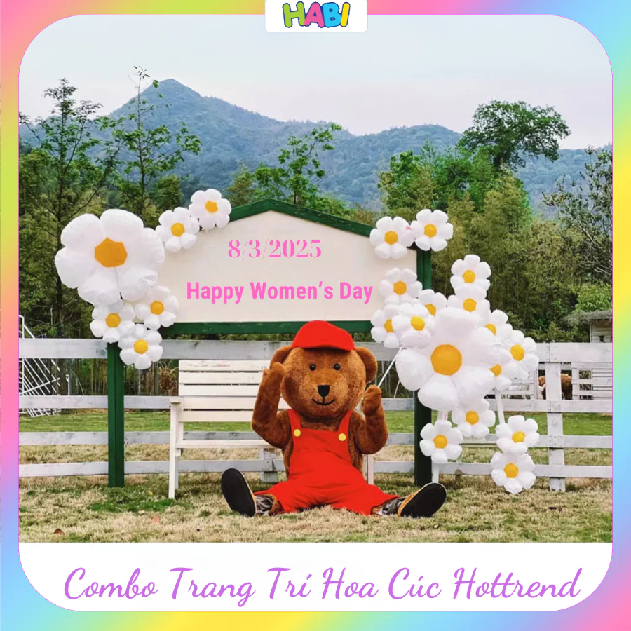 White Chrysanthemum Combo International Womens Decor – Hottrend Decor 8 มีนาคม, 20 ตุลาคม, Yearbook 