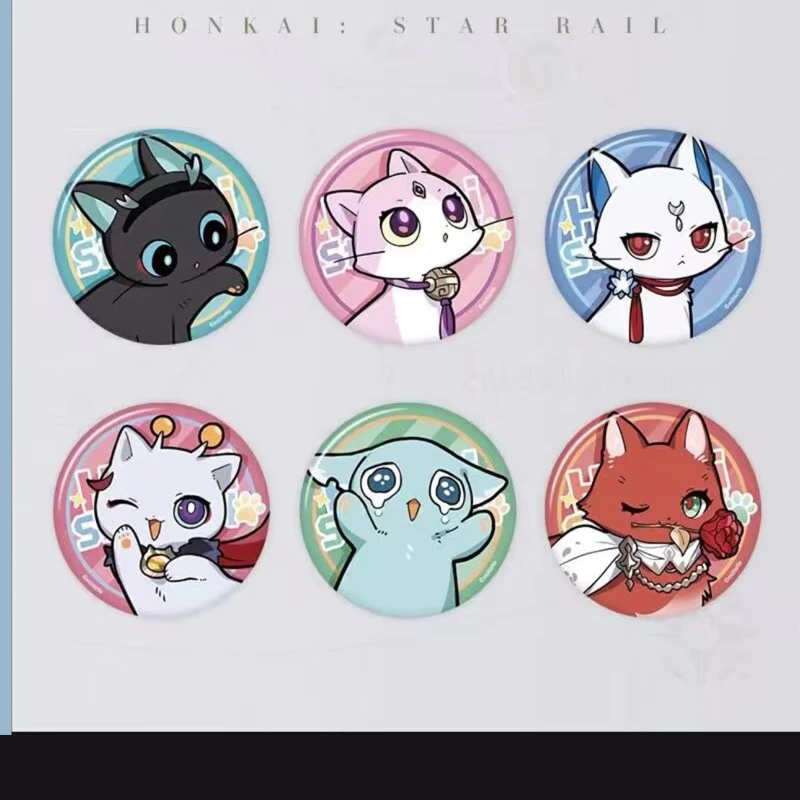 [Honkai: Star Rail] Mini Pet Cat Badge Set Model Series 2