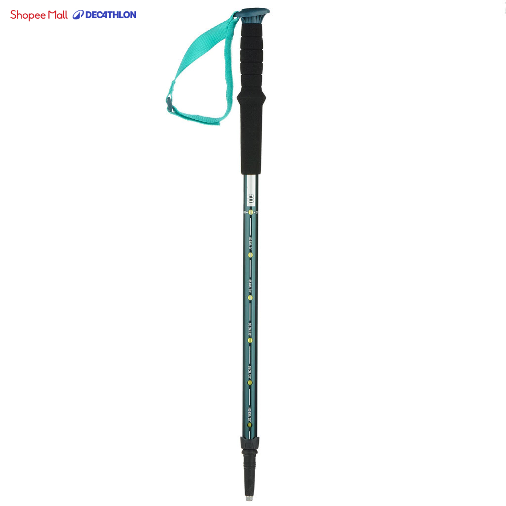 QUECHUA ไม้เท้าเดินป่าแบบยืดหยุ่น mh500 สําหรับเด็ก สีเขียว รหัส DECATHLON quachhua 8514706